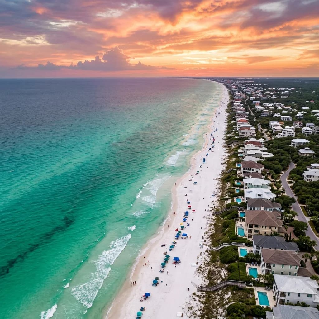 Destin / 30A — Emerald Coast beaches, second homes, rental income