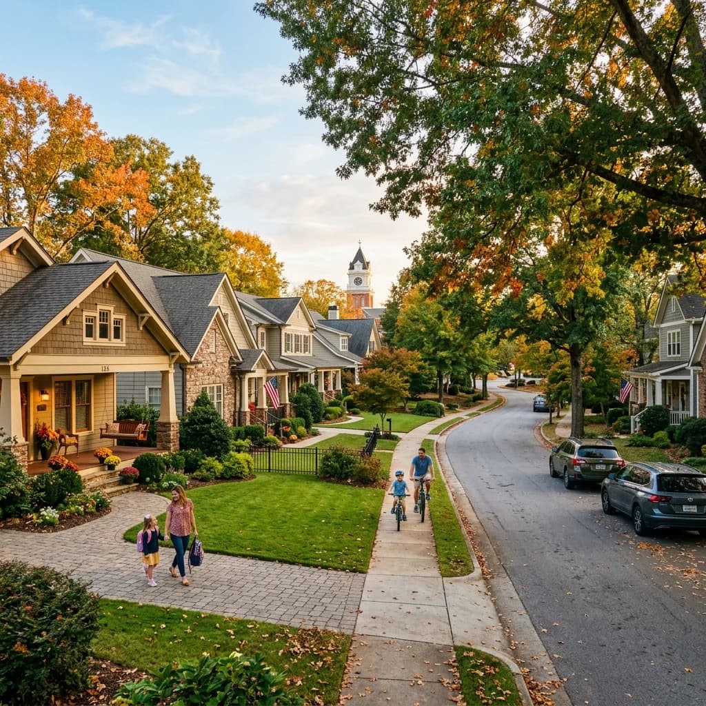 Lawrenceville — Family homes, strong schools, established community