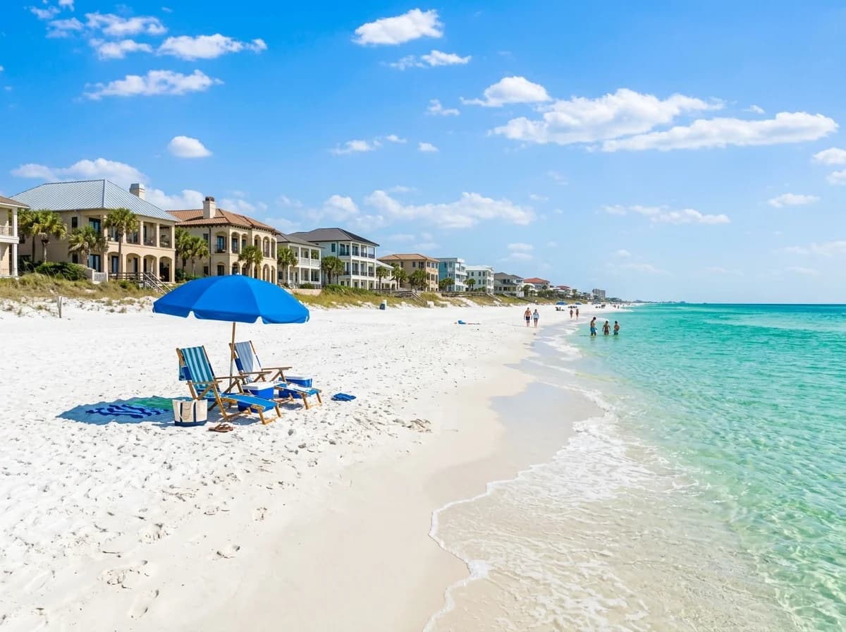 Destin emerald-green Gulf beach