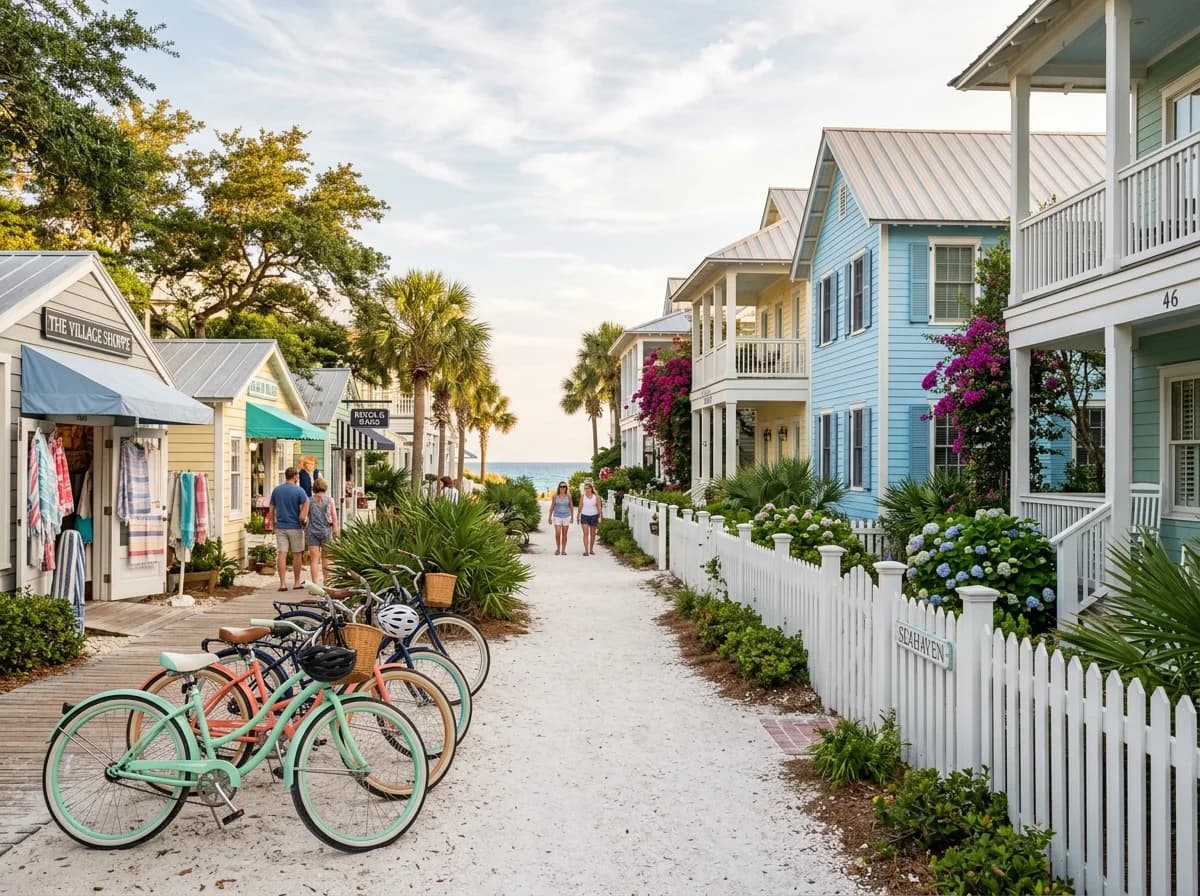 Seaside community on 30A