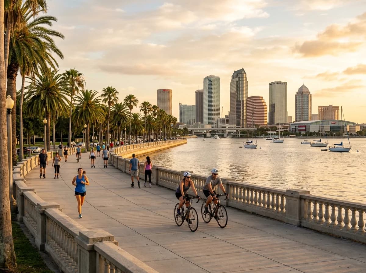 Bayshore Boulevard waterfront in Tampa